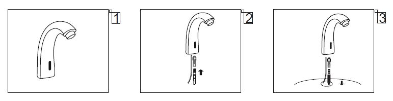 Sensor tap installation picture