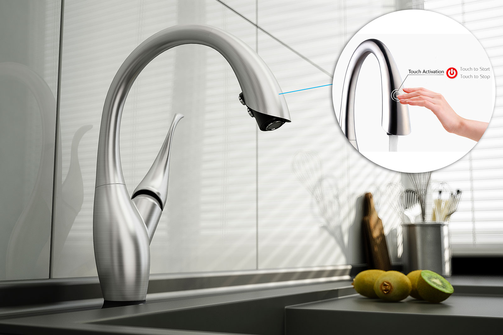 Automatic Kitchen Sensor Tap